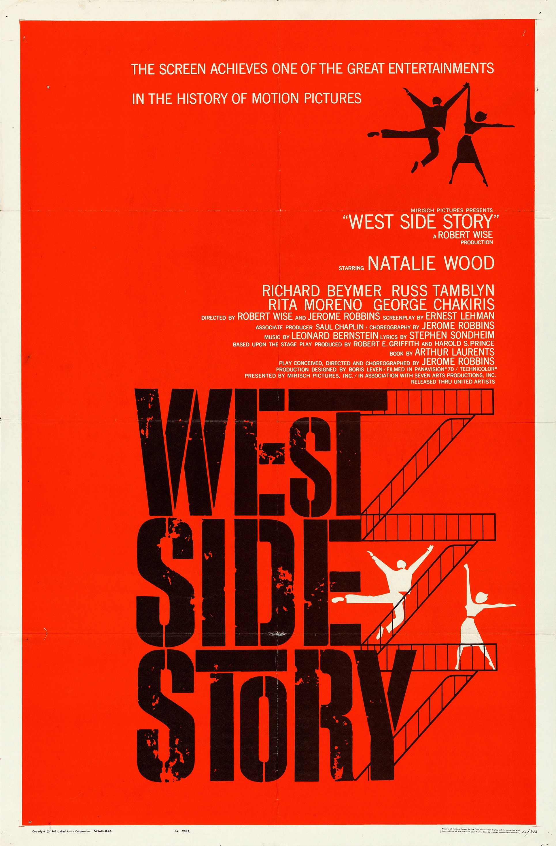 West Side Story 1961 film poster - derivative work based on Romeo and Juliet